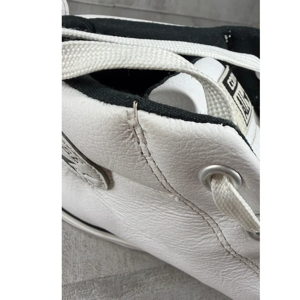 Converse Chuck Taylor All Star High Street White Leather Mid Top Mens 10 143726C
